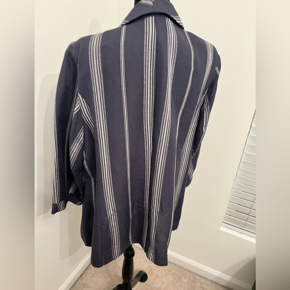 Brand New w/ Tags! Lane Bryant Linen Shawl Collar Blazer, Sz 20 - Picture 4 of 5